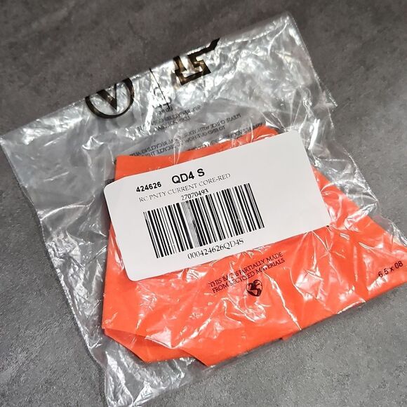 Victoria's Secret No Show Thong Panty NEW SMALL Hot Orange - Picture 5 of 5